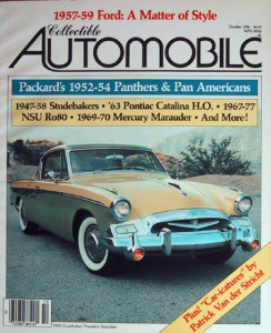 COLLECTIBLE AUTOMOBILE 1986 OCT - MARAUDER-X100, 421 HO